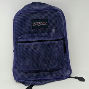 Jansport Purple Mesh Bag